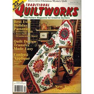 TRADITIONAL QUILTWORKS ISSUE NO. 35 JANUARY 1995 Christmas